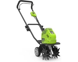 Greenworks G40TL Accu Grondfrees, Cultivator, 25 cm Werkbreedte, 13 cm Ploegdiepte ZONDER 40V Accu en Oplader, 3 Jaar Garantie
