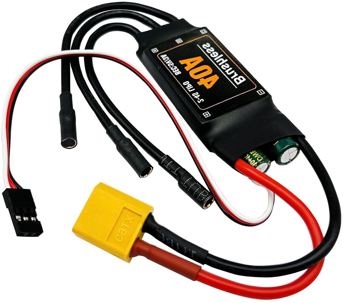 40A Borstelloze ESC 2-4S Speed Controller 5V 3A BEC met XT60 Plug voor RC Drone Vliegtuigen Multi-axis Vliegtuigen Helicopter