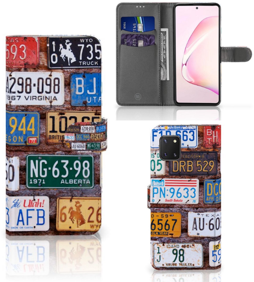 Samsung Note 10 Lite Telefoonhoesje met foto Kentekenplaten