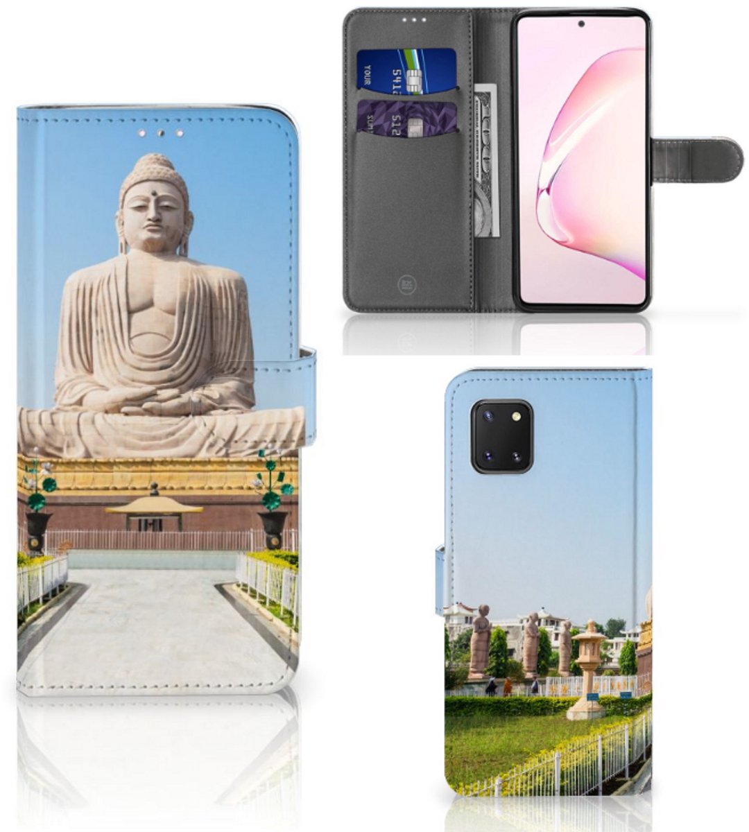 Samsung Note 10 Lite Flip Cover Boeddha