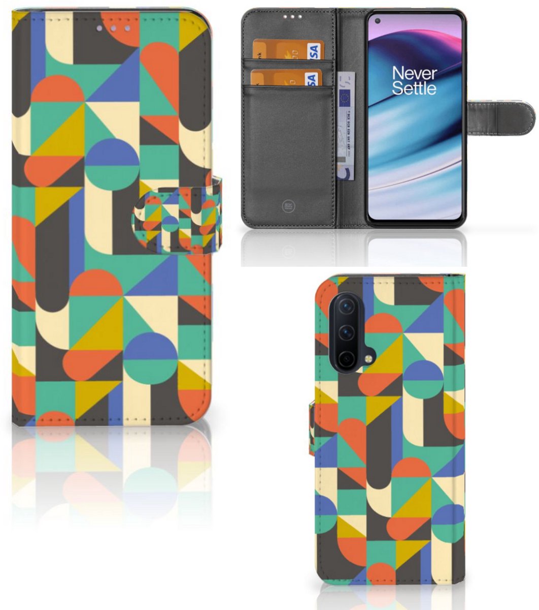 OnePlus Nord CE 5G Telefoon Hoesje Funky Retro