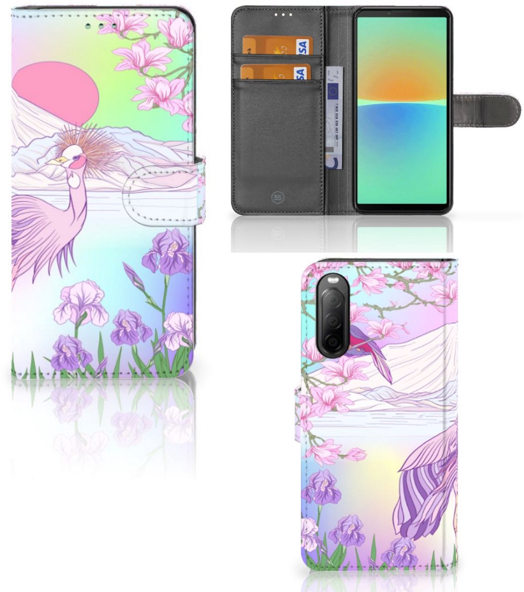 Sony Xperia 10 IV Telefoonhoesje met Pasjes Bird