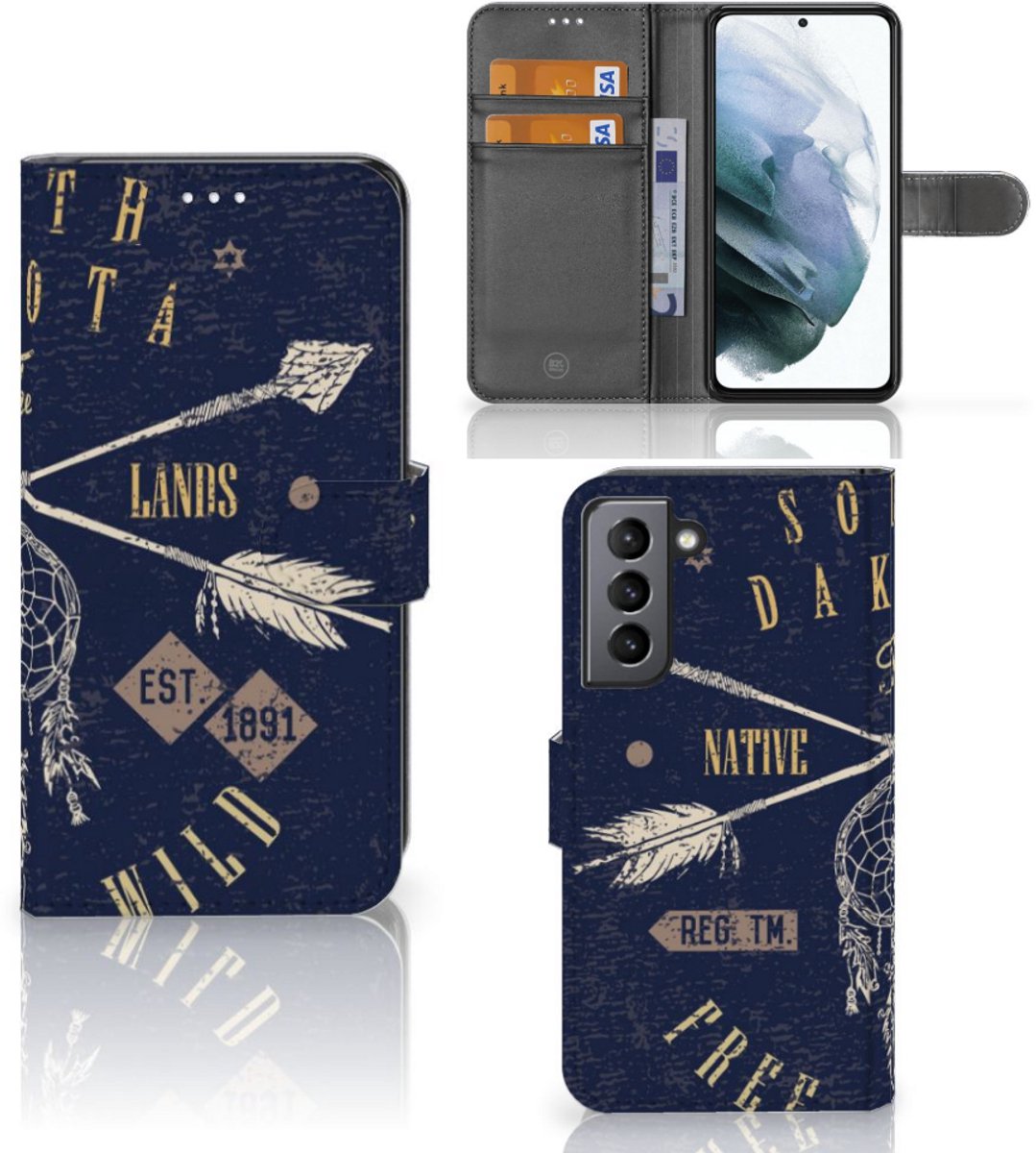 Samsung Galaxy S21 FE Flip Cover South Dakota