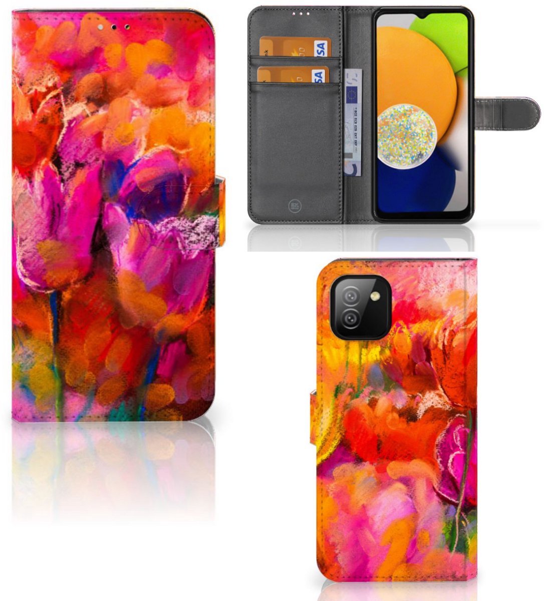 Hoesje Samsung Galaxy A03 Tulips
