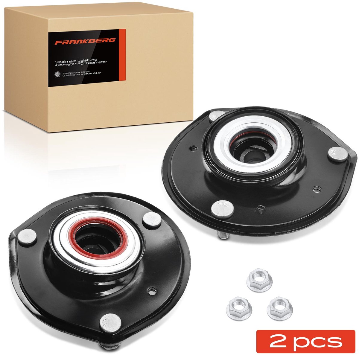 Frankberg 2x Veersteunlager Voor voor Toyota Camry V2 Lexus RX