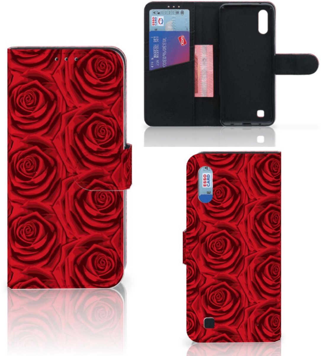 Samsung Galaxy M10 Hoesje Red Roses