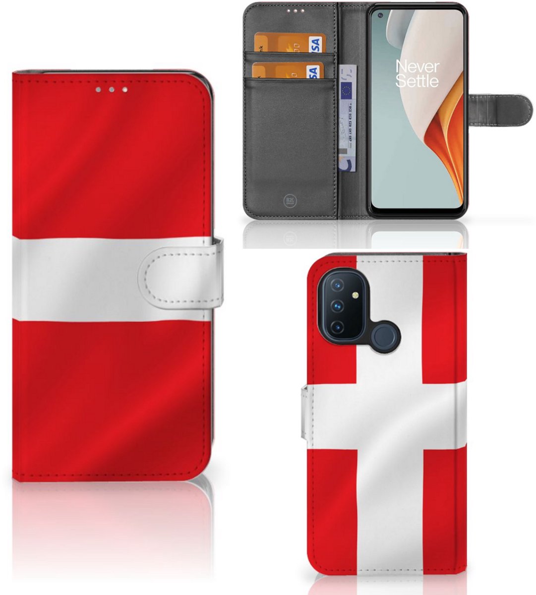 OnePlus Nord N100 Bookstyle Case Denemarken