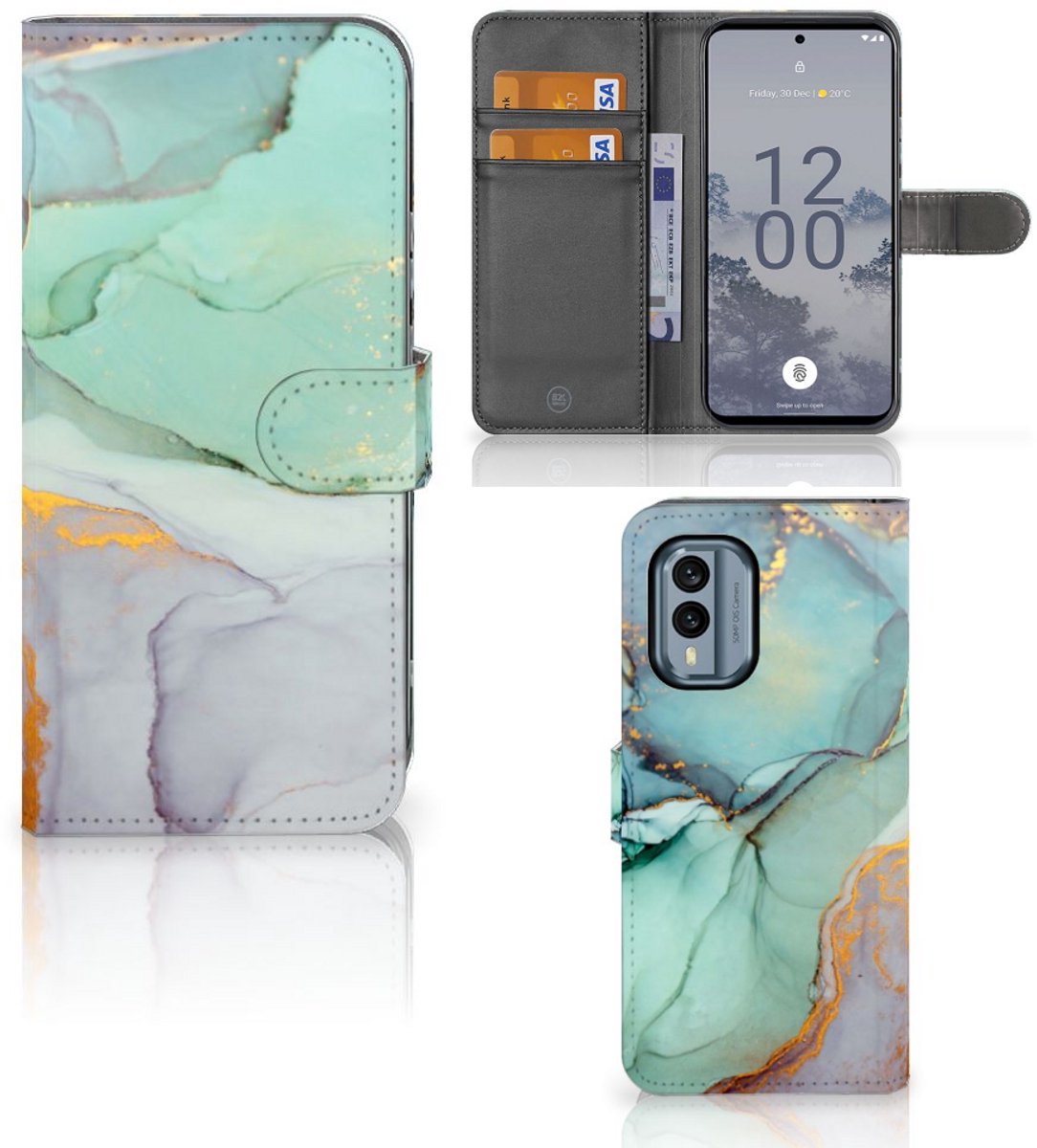 Hoesje voor Nokia X30 Watercolor Mix