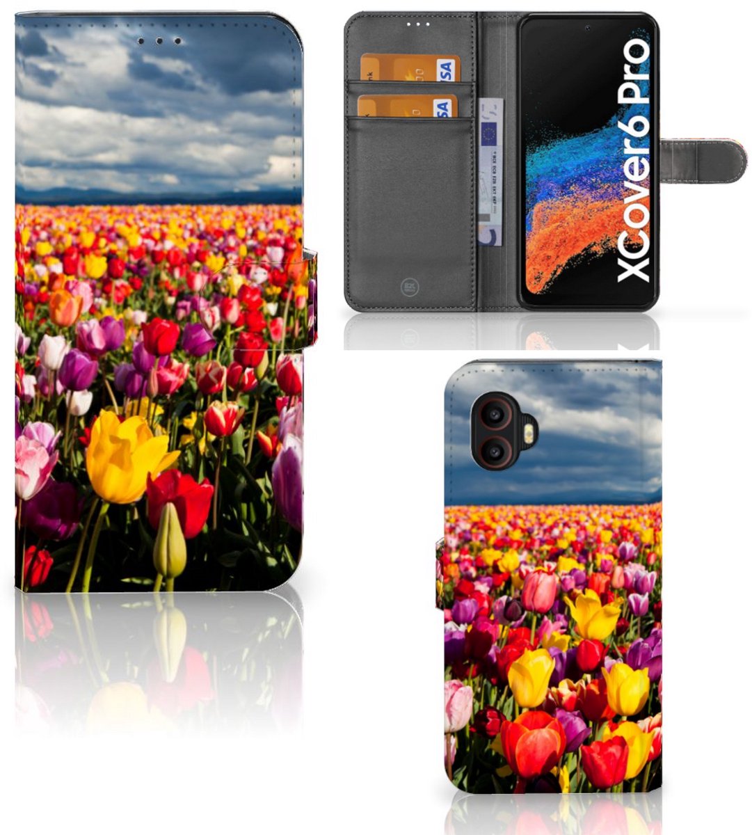 Samsung Galaxy Xcover 6 Pro Hoesje Tulpen