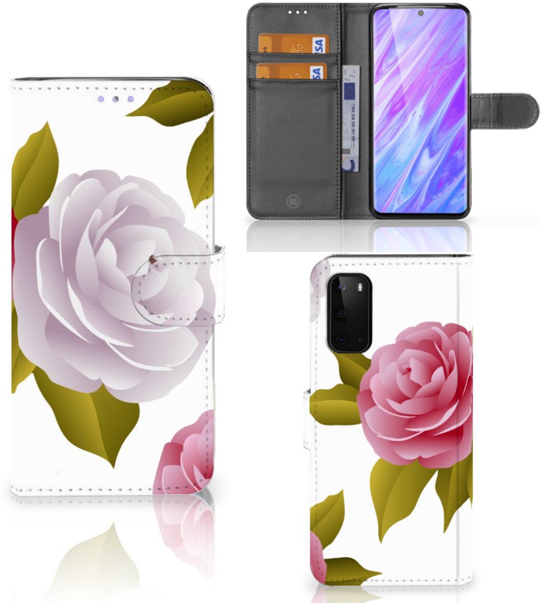 Samsung Galaxy S20 Hoesje Roses