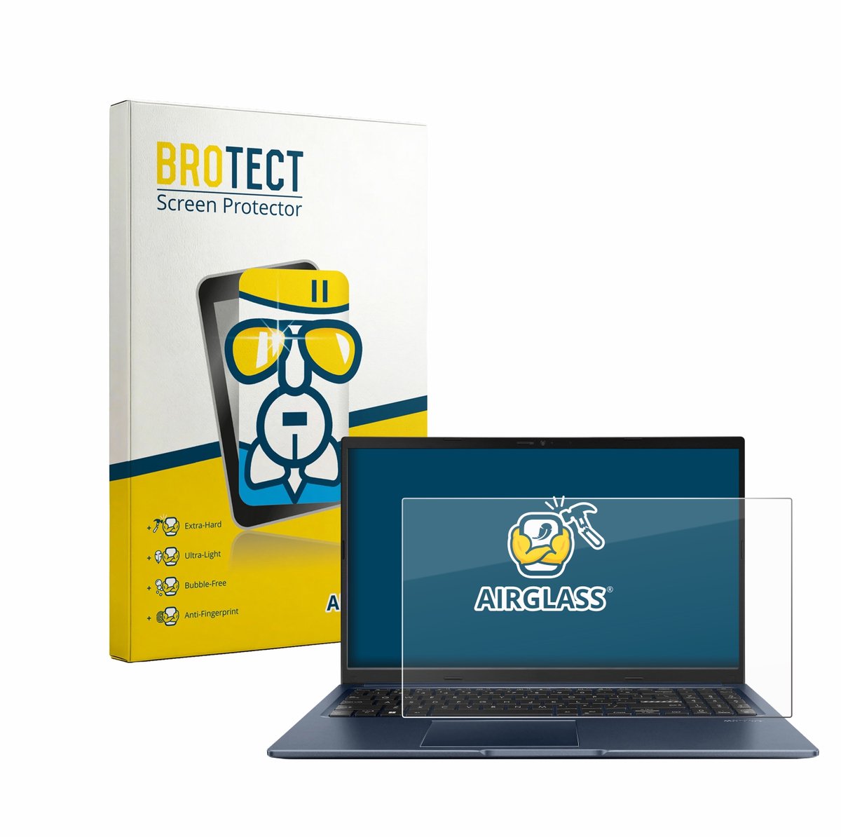Screenprotector voor ASUS Vivobook 15 M1502YA Beschermglas transparant