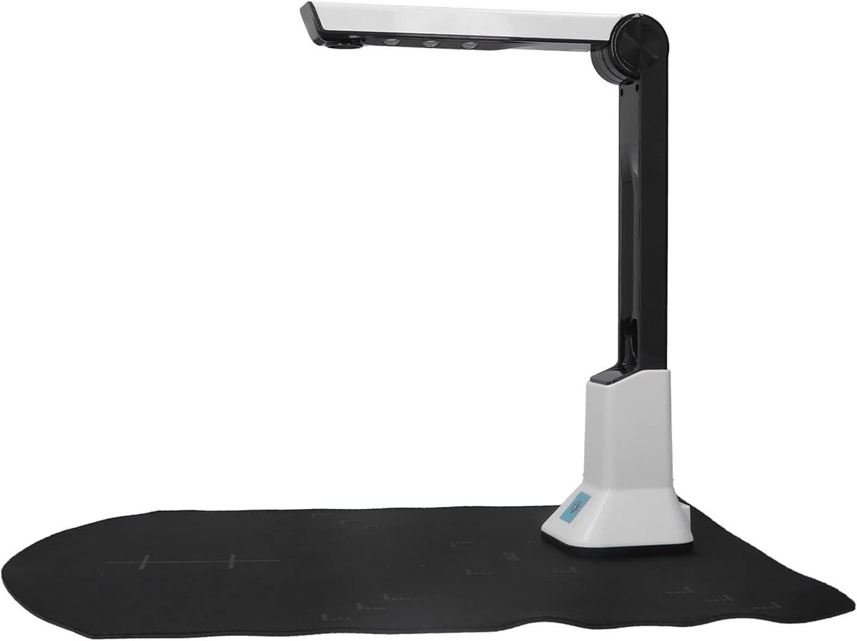 Document Scanner - Document Camera - Documenten Scannen - 8MP Hoge Resolutie - A4 Formaat - Zwart