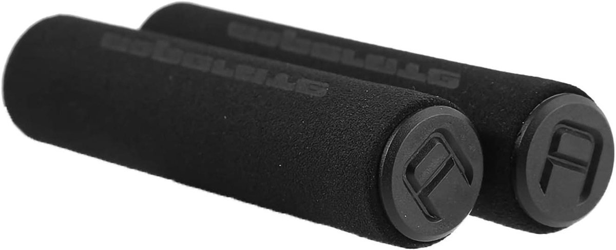 Fiets Handvatten - Stuur Grips - Comfortabel Fietsen - Antislip Schuim Spons - 12.5 cm Lengte - Zwart