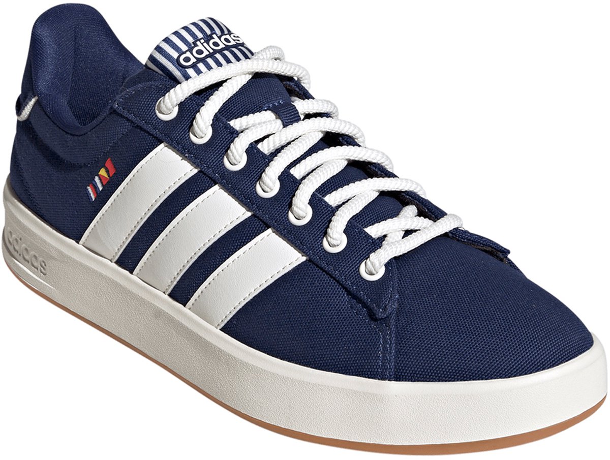 Adidas Grand Court 3.0 herensneakers van textiel KI3272 Blauw