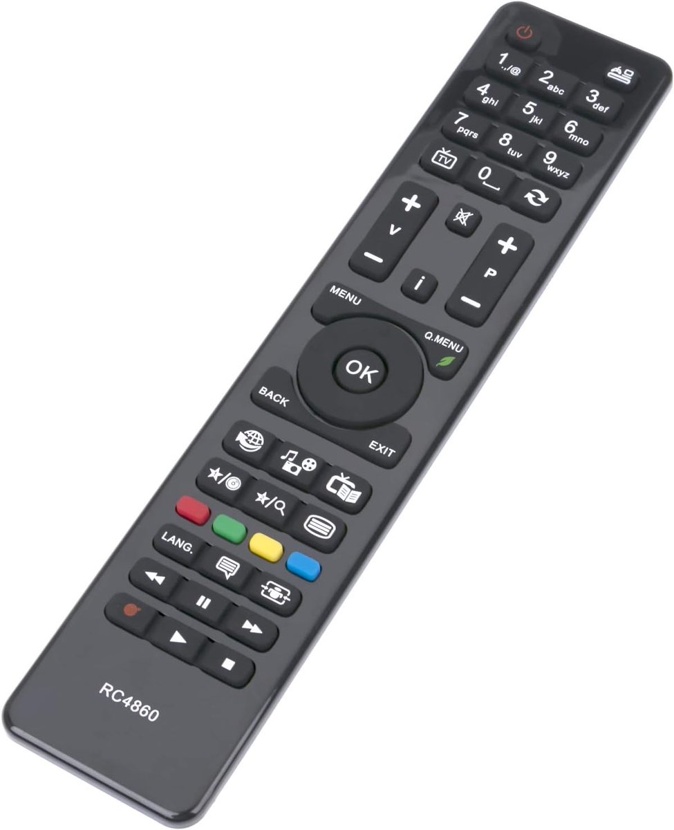 Afstandsbediening - Universele afstandsbediening - TV bedienen - Directe werking - 10 Meter bereik - Zwart