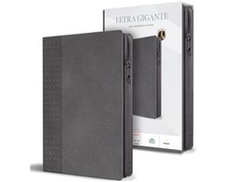 Biblia Reina Valera Letra Gigante, S�mil Piel Gris Con Cremallera E �ndice / Spanish Bible Reina Valera Giant Print, Gray Leathersoft with Zipper and