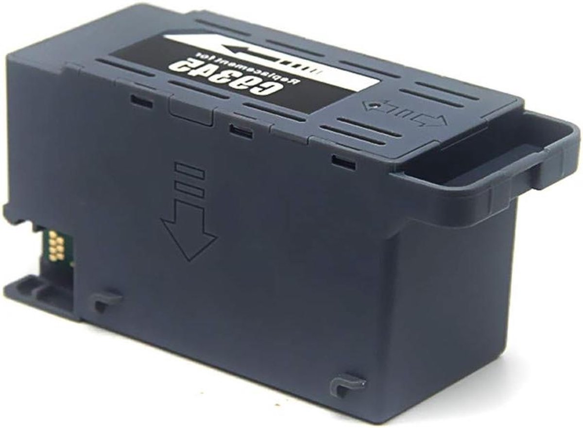 Onderhoudskist Tank - Afvalinkt Tank - Printer Onderhoud - Met Indicator Chip - 15.1 x 8 x 7.4 cm - Zwart