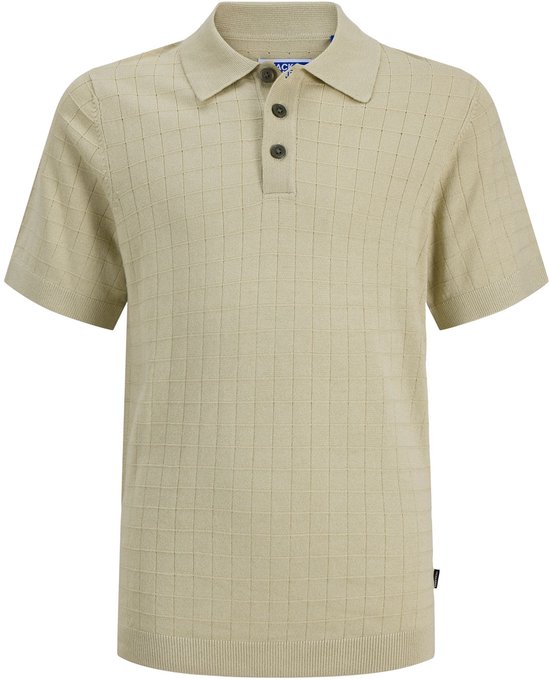 JACK&JONES - JPRBLAWILLIAM STRUCTURE KNIT POLO JNR - Jongens - Polo's