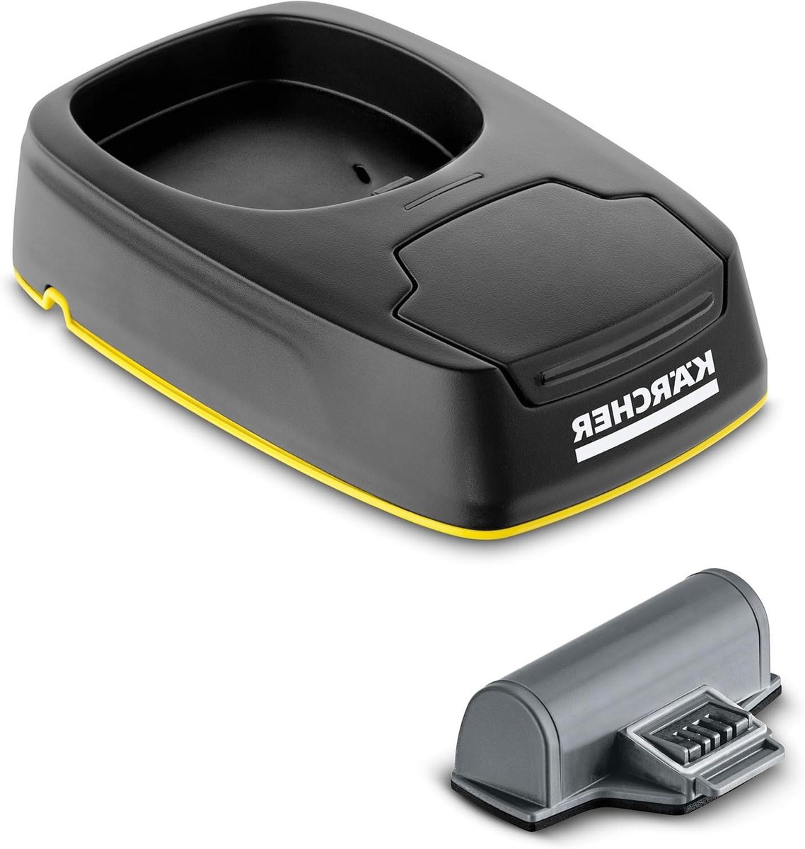 Wisselaccu Laadstation - Extra Batterij Oplader - Ramen Reinigen - Eindeloos Reinigen Mogelijk - 1 Stuk - Zwart