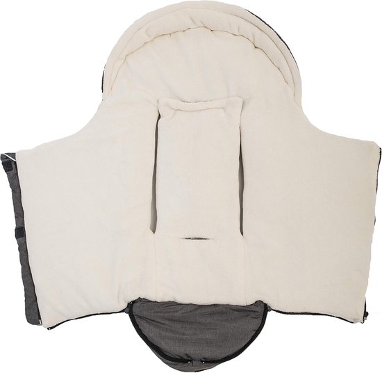 Altabebe AL2003P-49 winter footmuff Alpin collection for baby shell, navy, blue — afbeelding 2