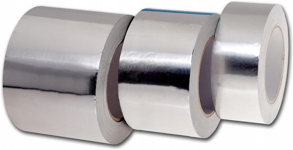 BB TAPES - Aluminiumtape - 96mm x 50m - Zelfklevend - 120°C