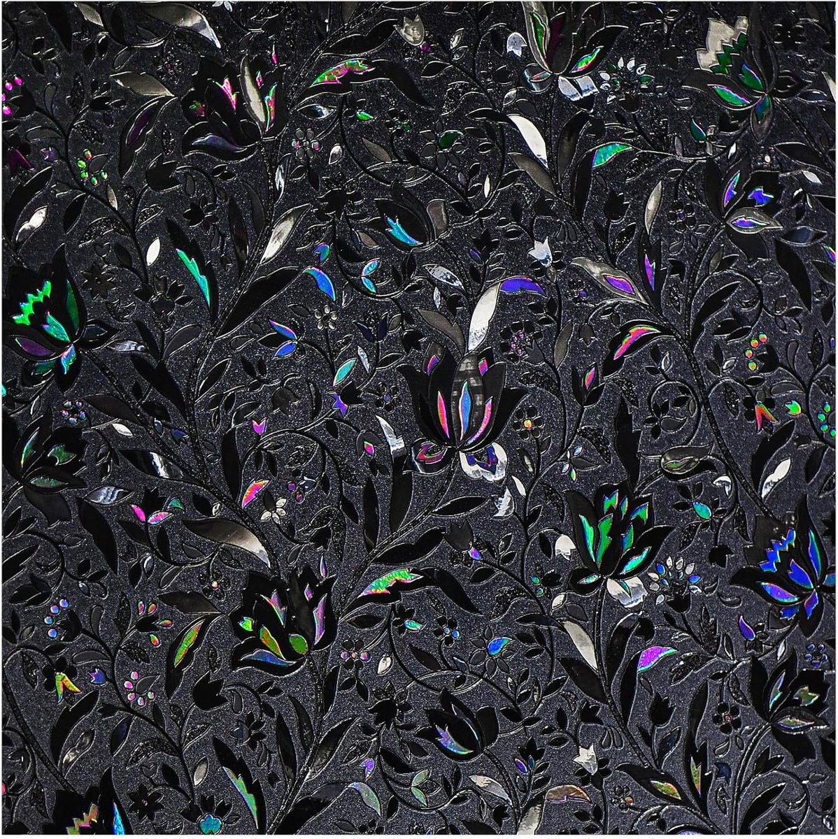 CE - Raamfolie - Uniek 3D Kleureneffect - Zwart - 60x200 cm