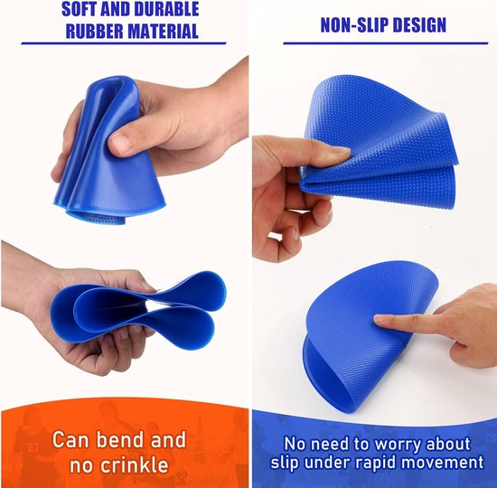 Sport Markers - Behendigheid Stippen - Sport Training - Antislip Rubber Ontwerp - 9 inch - Blauw — afbeelding 5