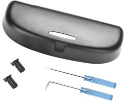 RUIYA Zonnebrilhouder voor in de auto, compatibel met BMW X1, X3, X5, X7, 3, 5, 6, 7, brillenetui, auto-opbergdoos, organizer, auto, glazen case houder, brillenetui, auto zonnebriletui