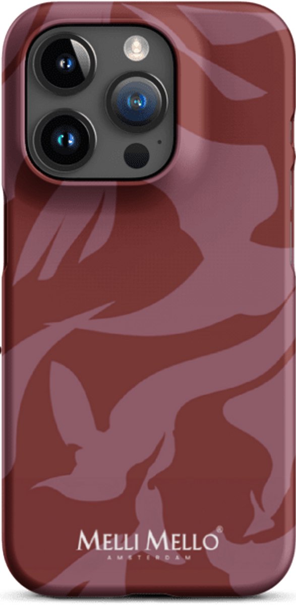 Melli Mello Telefoonhoesje Crimson Wave (Hard Case) - Apple iPhone 15 Pro