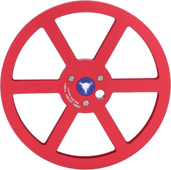 7 Inch Aluminium Metalen Spoel met 6 Gaten en RVS Schroeven voor 1/4 Tape Decks - Ideale Vervanging voor Beschadigde Spoelen en Tape Apparatuur van Merkloos — afbeelding 4