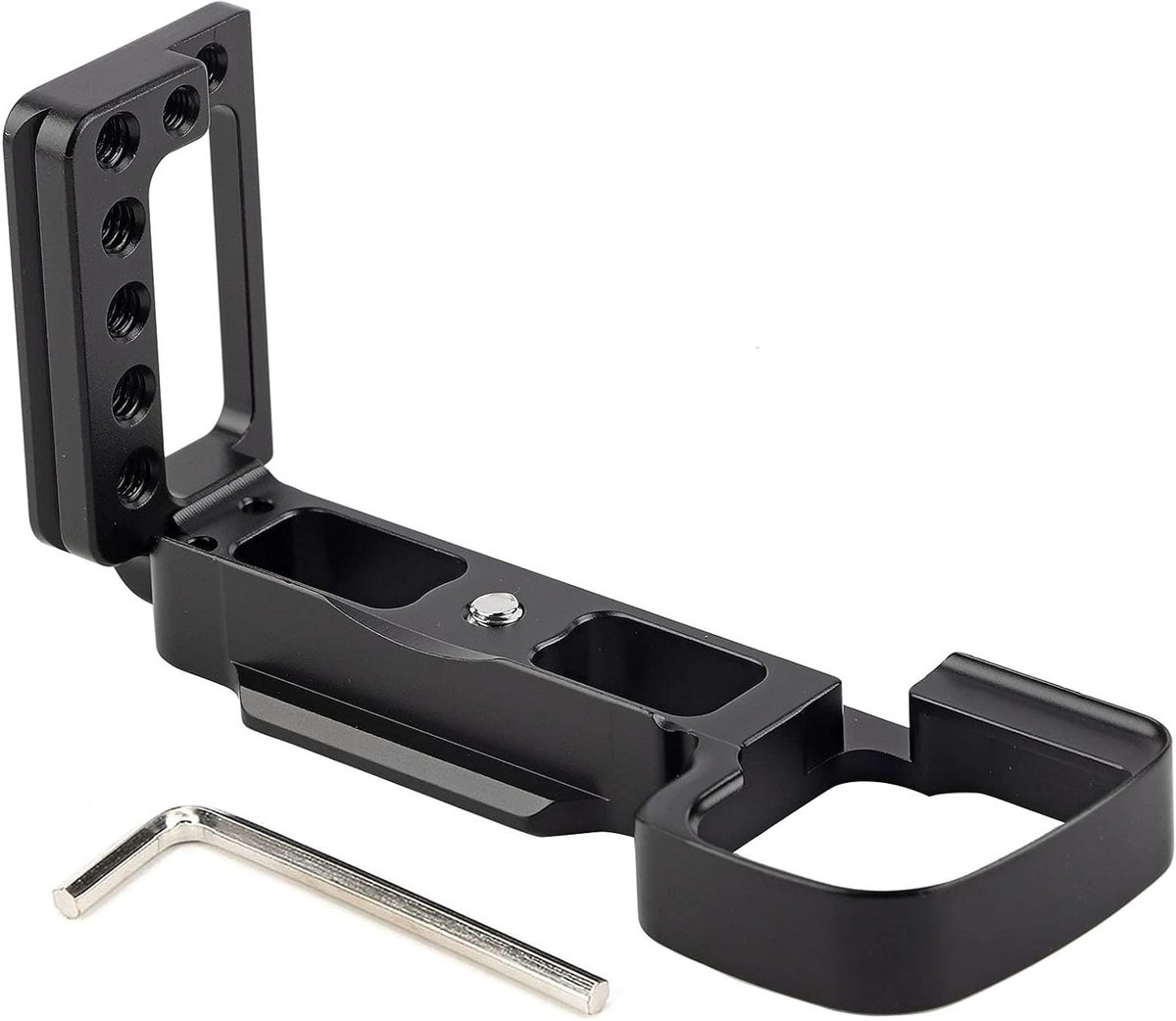 Aluminium L Plate Bracket voor Snelle Bevrijding, Geschikt voor Verticale Fotografie met A6400 Mirrorless Camera