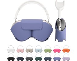 kwmobile cover voor over-ear koptelefoon - Compatibel met Apple AirPods Max / AirPods Max 2 - Van polyester - In lavendel