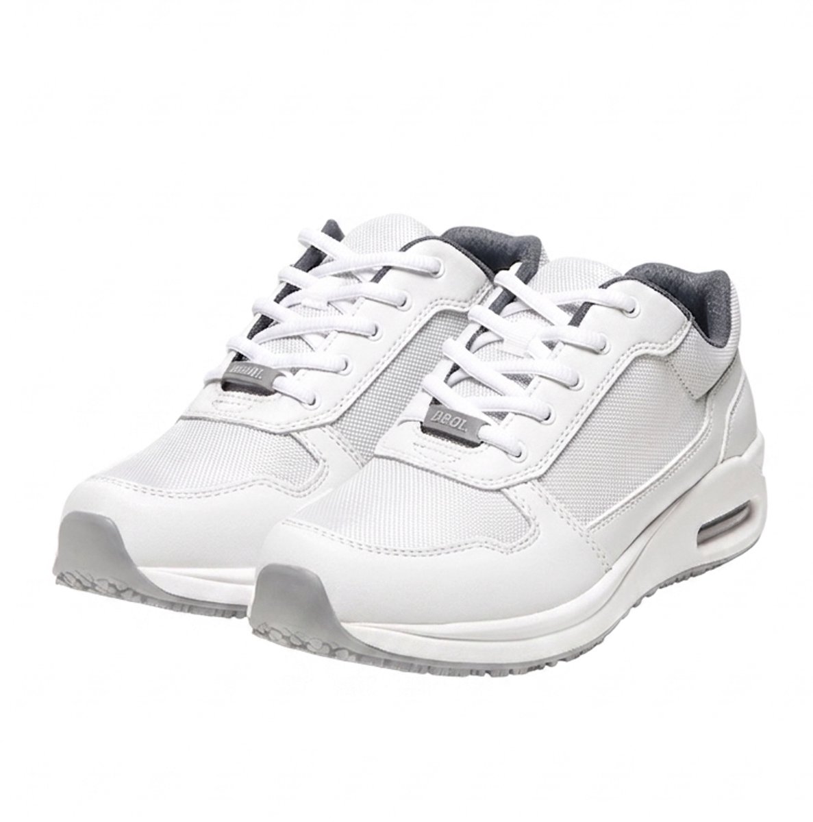 BSS Shoes DB.01. veiligheidssneakers – werkschoenen wit – lichtgewicht, antislip, wasbaar, uitneembare comfort zool