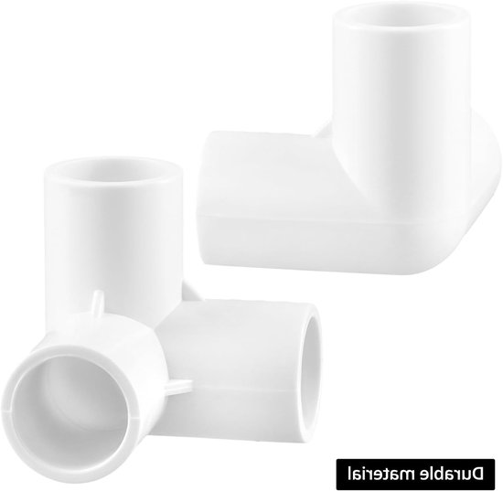 Set van 10 PVC 3-Weg Buiskoppelingen met 20mm Binnen Diameter voor Kassen en Constructies — afbeelding 4