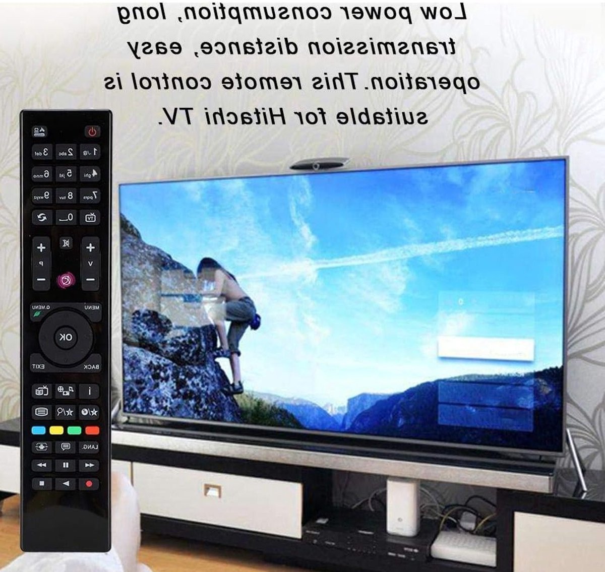 Universele afstandsbediening voor alle televisies, geschikt voor LED, LCD, HD en Plasma, met leermogelijkheden en duurzame ABS-behuizing