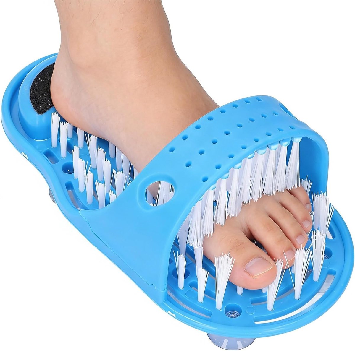Efficiënte Voetreiniger met Exfoliërende Borstel en Massagefuncties voor een Verkwikkende Voetbehandeling, Ideaal voor Thuisgebruik en Spa Ervaring