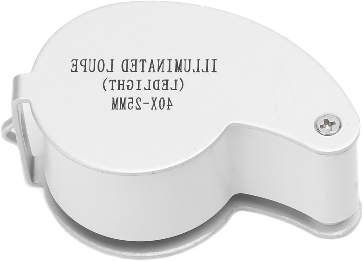 Draagbare Vergrootglas voor het Detecteren van Edelstenen, Horloges en Elektronica - Lichtgewicht Pocket Loupe Geschikt voor Hobbyisten en Professionals