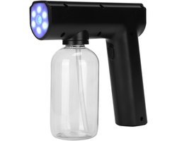 Draagbare nanometer spraygun voor desinfectie en reiniging, draadloze vernevelaar voor huis en auto, effectief tegen mijten en bacteriën