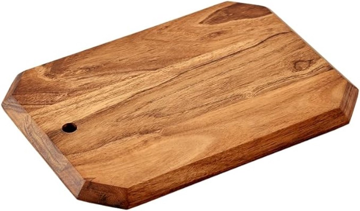Snijplank van acaciahout - 28 x 20 x 1,5 cm - Bruin