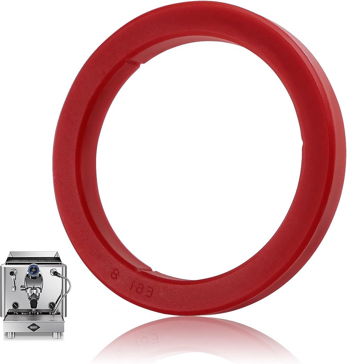 Dikke 8mm Siliconen Stoomring, Groepkoppakking en Afsluitringen voor Espresso Machines, Geschikt voor Faema E61/E98, Gaggia, VBM en Decent
