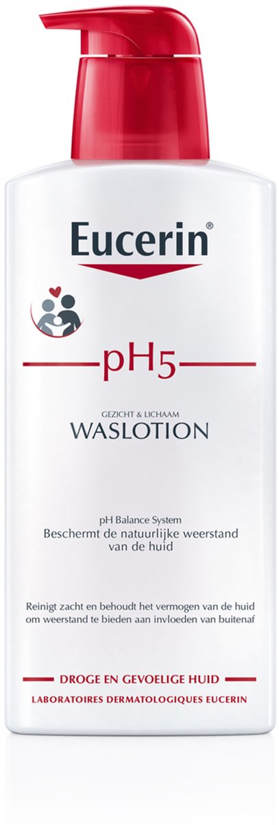 Bol.com Eucerin pH5 Waslotion - Lotion Voor Droge Huid - Dexpanthenol - 400ml aanbieding