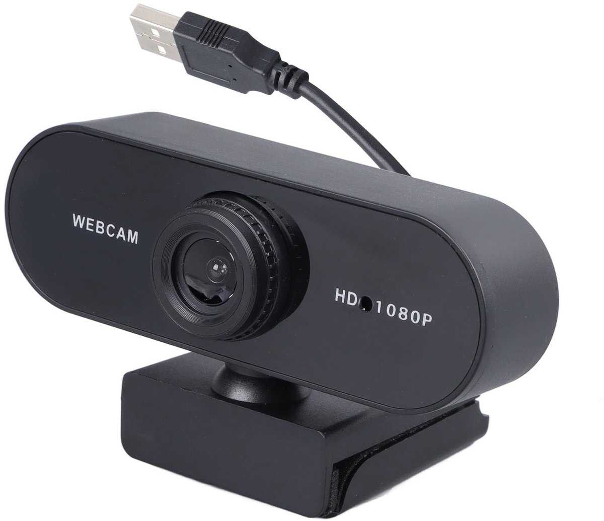 Allecto - Webcam 1080P - HD Computer Camera - Met Microfoon - Voor Videoconferenties - Streaming en Opname - Geschikt voor OS X