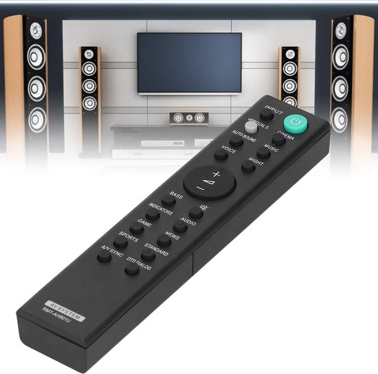 Allecto - Soundbar Afstandsbediening - Vervangingsremote voor Sony - Universeel - Compatibel met verschillende modellen - Gebruiksvriendelijk - Ges... van Allecto — afbeelding 3