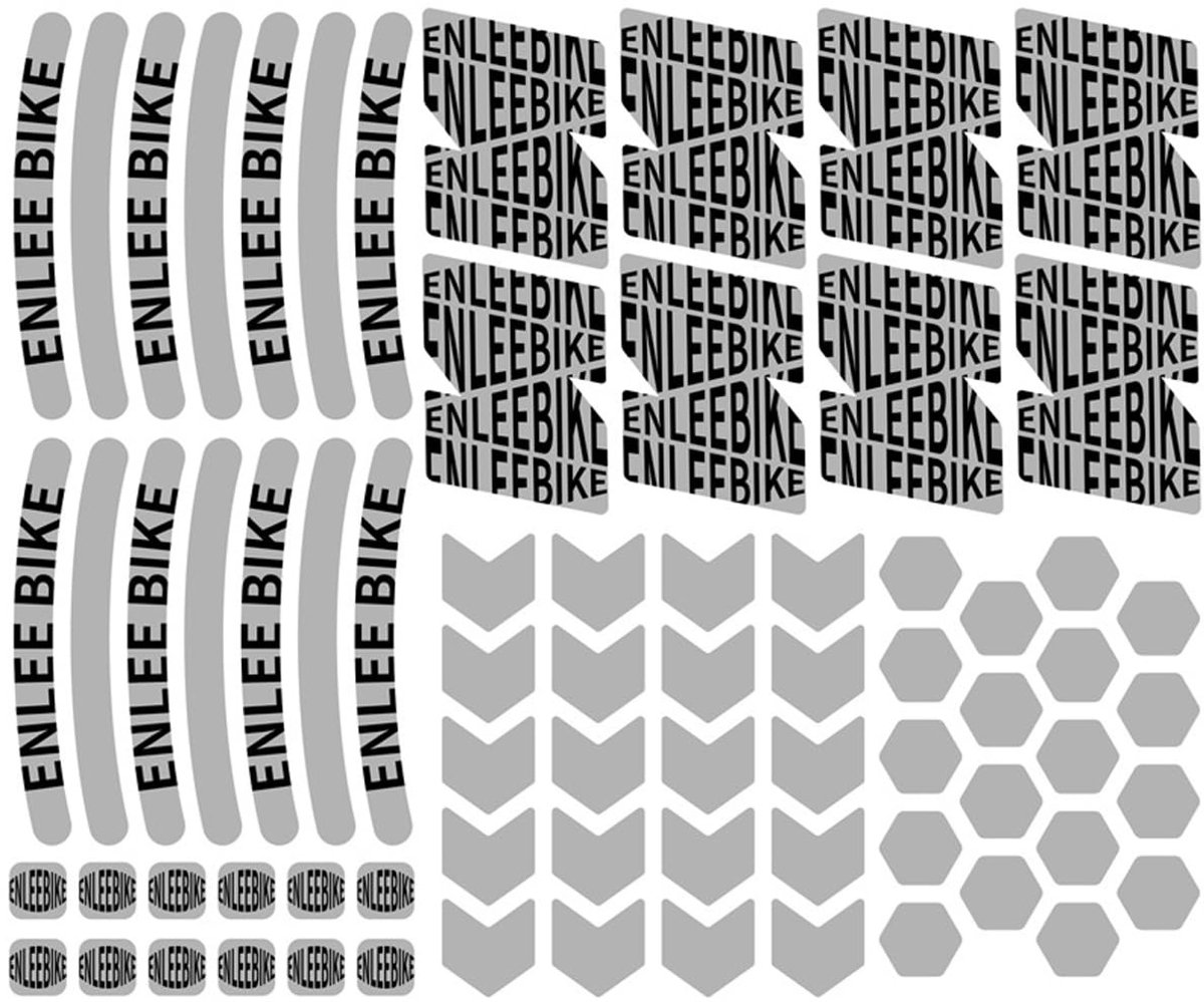 Allecto - Reflecterende stickers - Set van 72 multifunctionele stickers voor fiets en buiten - 360° zichtbaarheid - Ideaal voor veiligheid - Perfec..