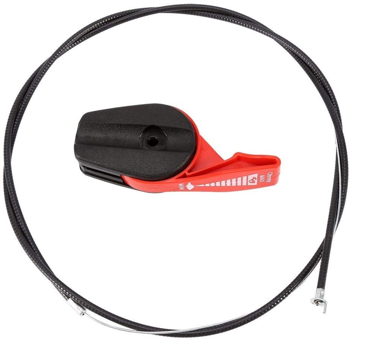 Allecto - Throttle Cable - Schakelaar voor Handgrasmaaiers - 65 Inch - Rood - Betrouwbare Verbinding - Geschikt voor Tuinmachines - Handmatig Bedi