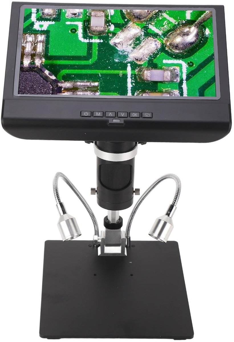 SPHProducts - Digitale Microscoop - 10 Inch LCD - 1080P Resolutie - Verstelbare Zoom - Met LED Licht - Geschikt voor detailopname - Ideaal voor educat