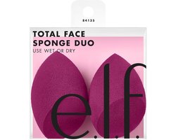 e.l.f. e.l.f. Total Face Sponge Duo - Make-upspons Set - Egaal Resultaat - 2 — 2 stuks