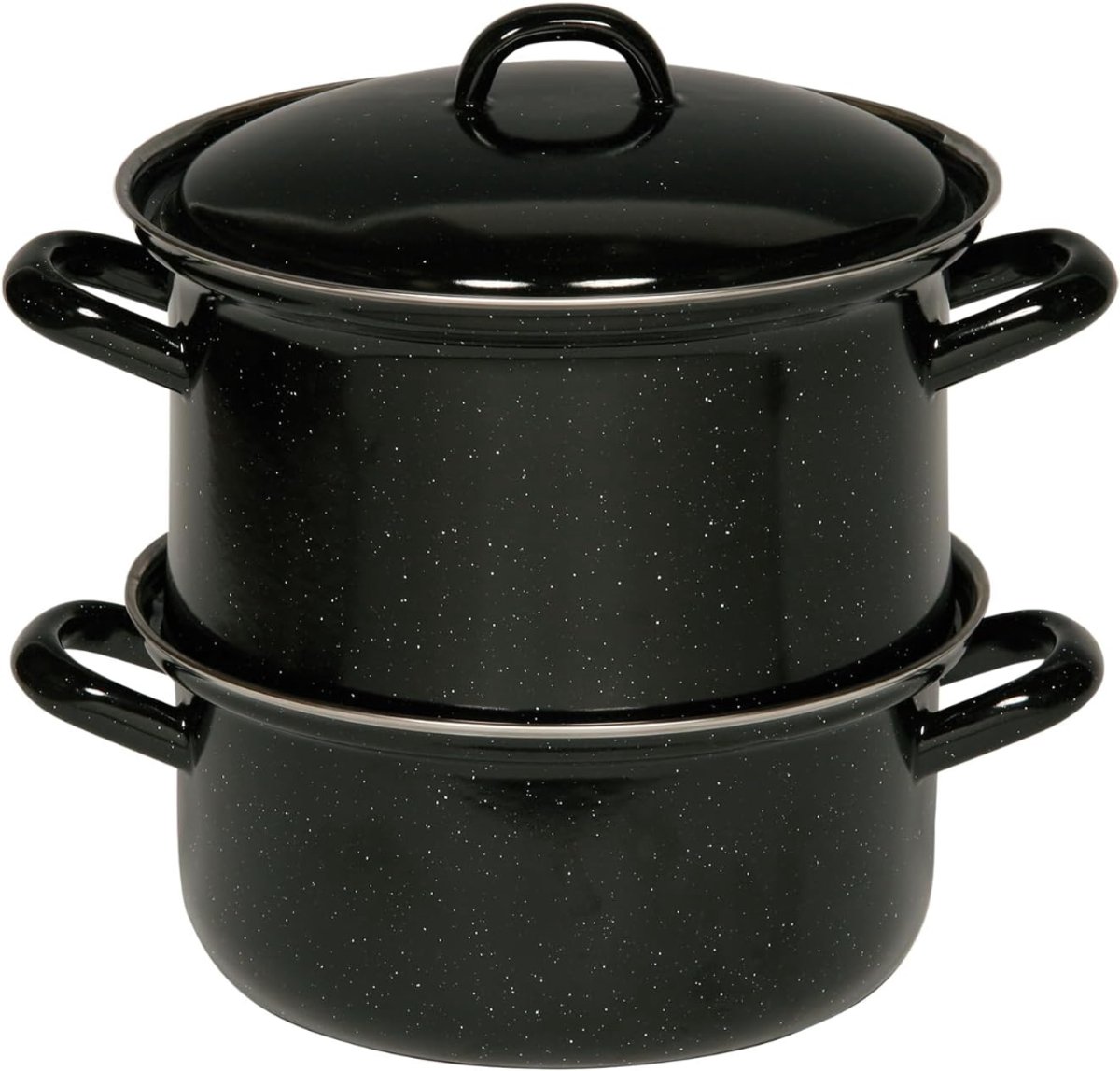 YOR® Stoompot - Snelkookpan - Stoompan - Zwart- 10cm x 15cm x 6cm; 1.65 kg