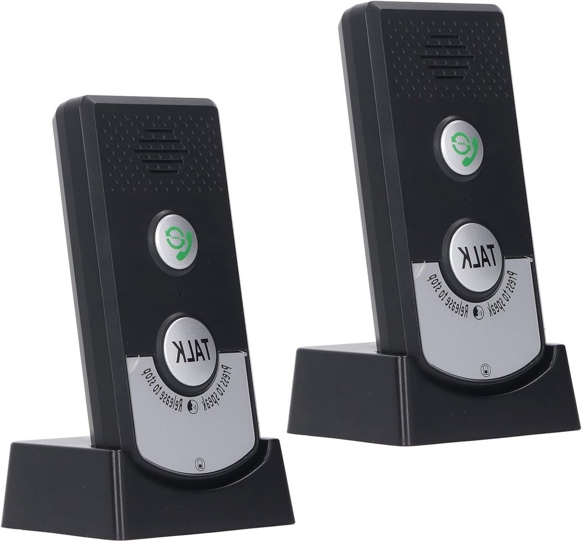 Draadloze Intercom Deurbel met 2-Weg Communicatie, Waterdicht en Oplaadbare 2000mAh Batterij voor Thuisgebruik