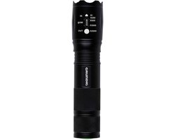 Edco LED zaklamp kindvriendelijk - krachtige zaklamp met zoomfunctie.